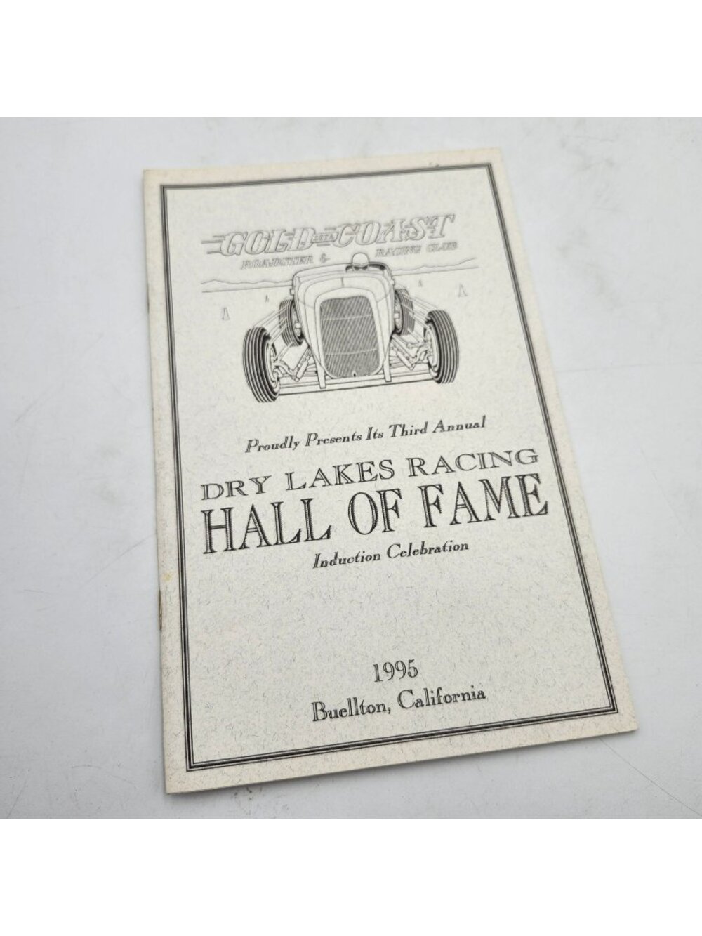 Dry Lakes Racing Hall Of Fame 1995 Inductions Program Booklet El Mirage a